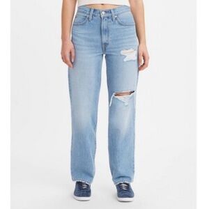 Levi's Women's Mid-Rise 94 Baggy Straight Jeans